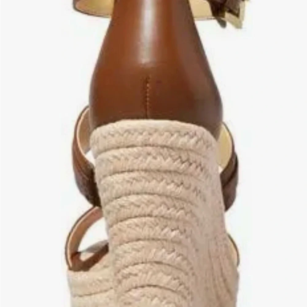 Michael Kors Brown Wedge Sandals - Picture 2 of 2